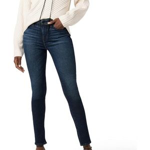Dark Blue Hudson Mid Rise Skinny Denim Jeans Size 25